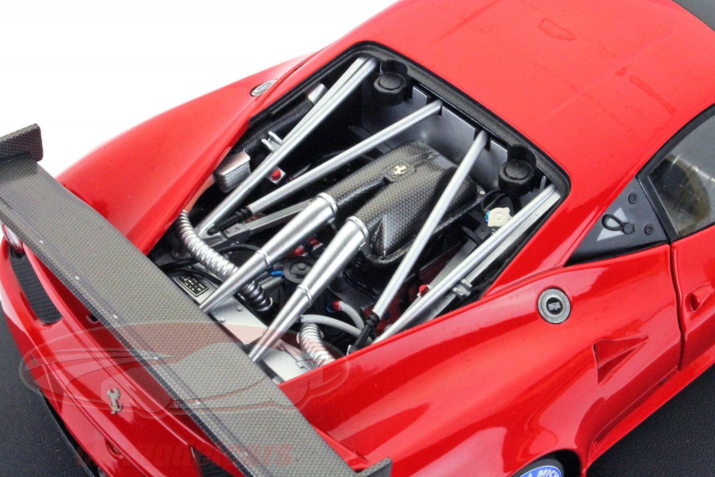 HotWheels Elite 1:18 Ferrari 458 Italia GT2 Special Edition red