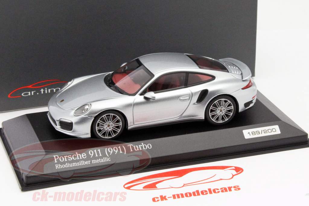Minichamps 1:43 Porsche 911 (991) Turbo 銀 メタリック CA04316059