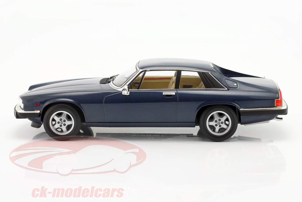 Norev 1:18 Jaguar XJ-S H.E. Coupe year 1982 dark blue metallic