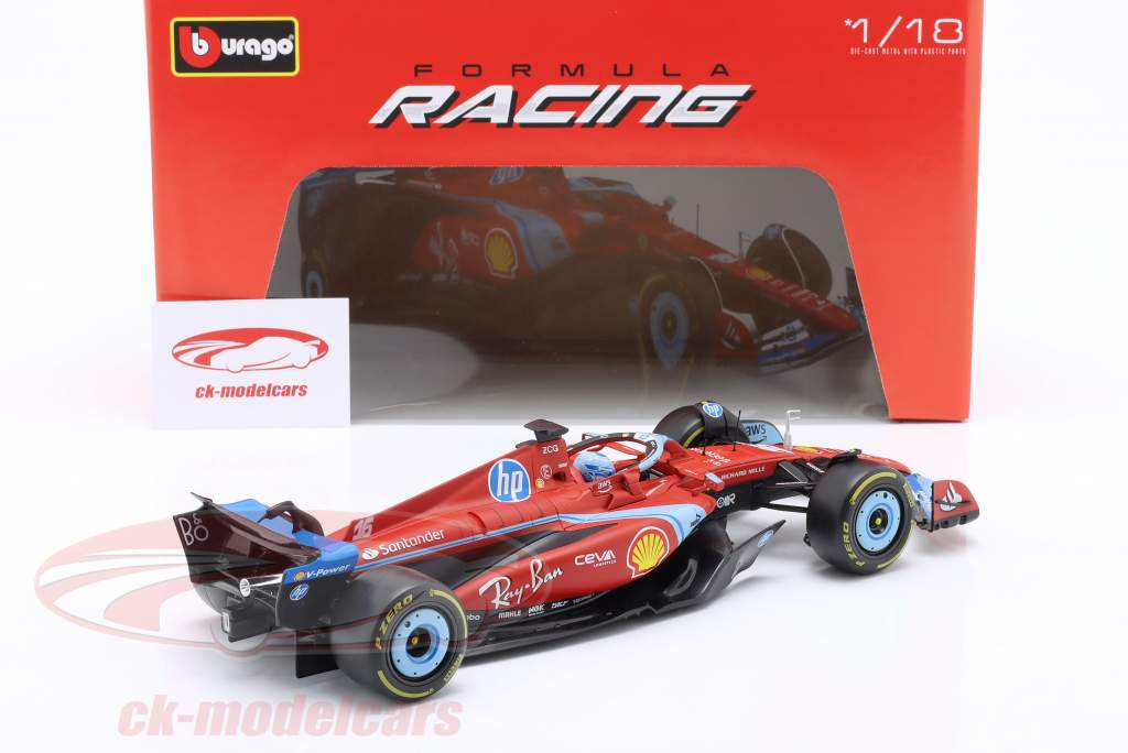 Bburago 1:18 Charles Leclerc Ferrari SF-24 #16 3位 マイアミ GP 式