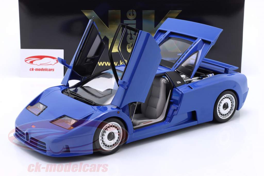 KK-Scale 1:12 Bugatti EB110 Año de construcción 1991 azul