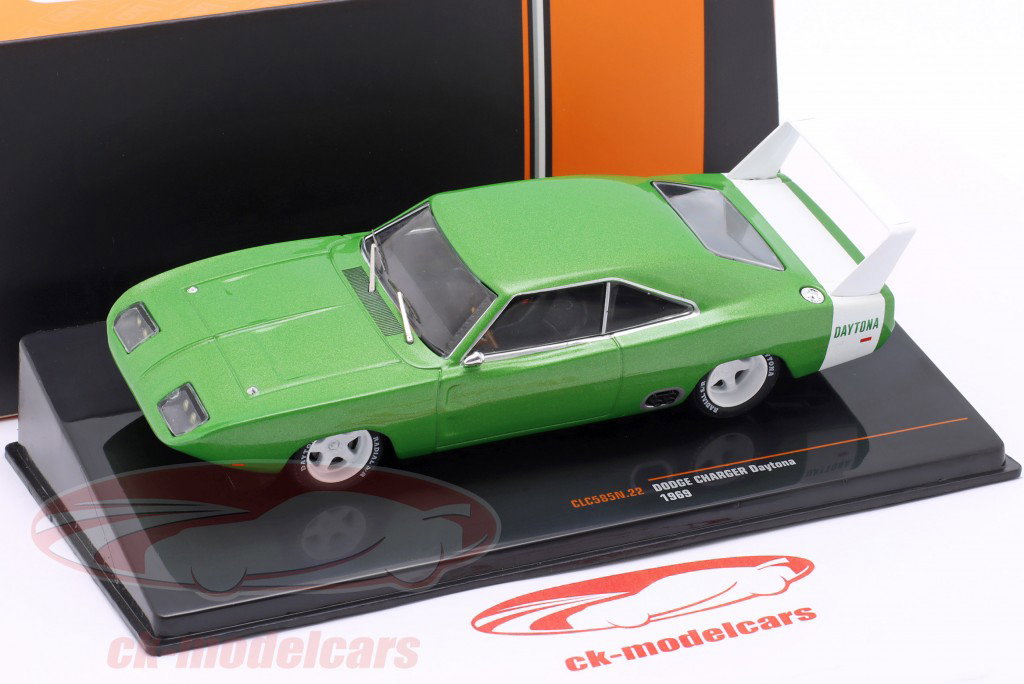 Ixo 1:43 Dodge Charger Daytona year 1969 green metallic CLC585N.22