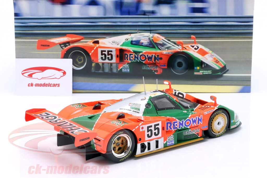 WERK83 1:18 Mazda 787B #55 勝者 24h LeMans 1991 Weidler, Herbert