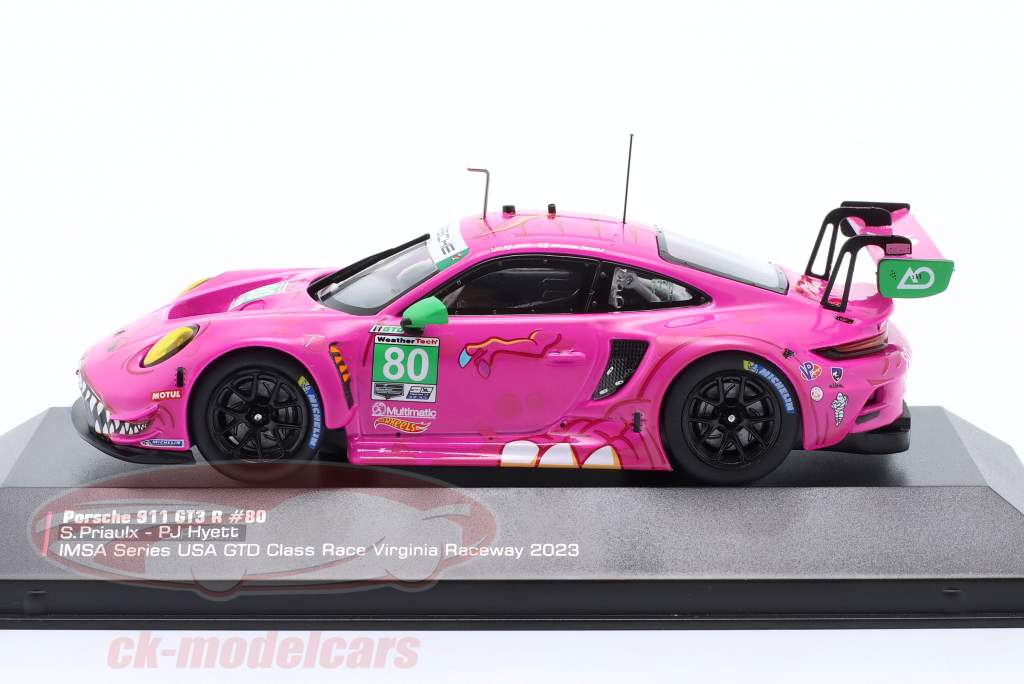Ixo 1:43 Porsche 911 (992) GT3 R #80 Race Virginia IMSA 2023 ROXY