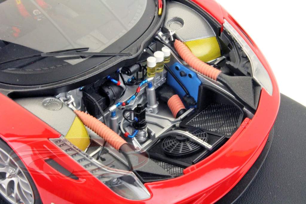 HotWheels Elite 1:18 Ferrari 458 Italia GT2 Special Edition red