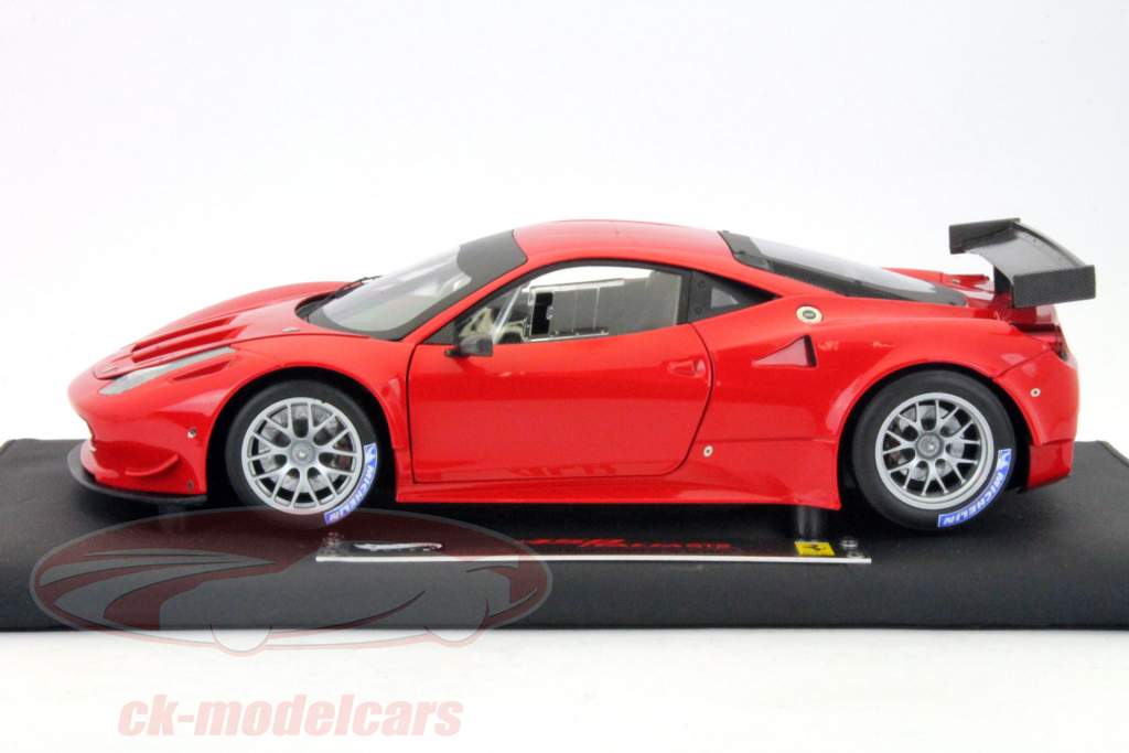 HotWheels Elite 1:18 Ferrari 458 Italia GT2 Special Edition red