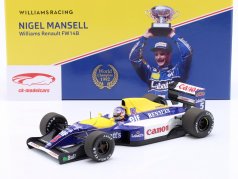 Quartzo 1:18 Nigel Mansell Williams FW14B #5 F1 champion 1992