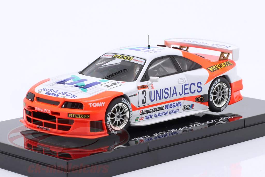 Models from the Japanese GT series (JGTC) in various paint finishes