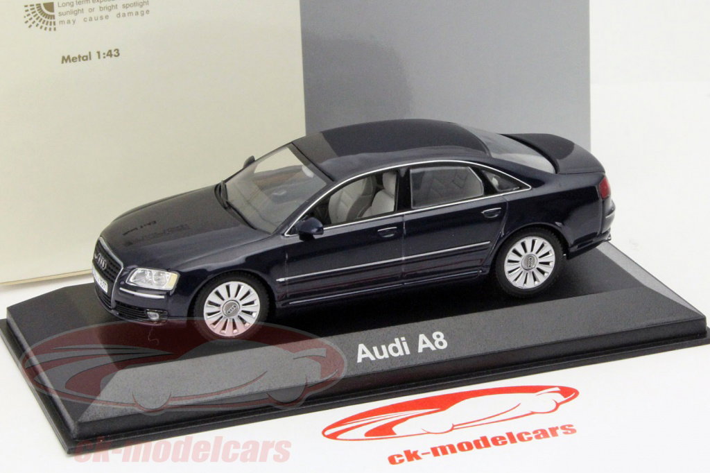 Minichamps 1:43 Audi A8 夜 ブルー 5010508123 モデル 車 5010508123