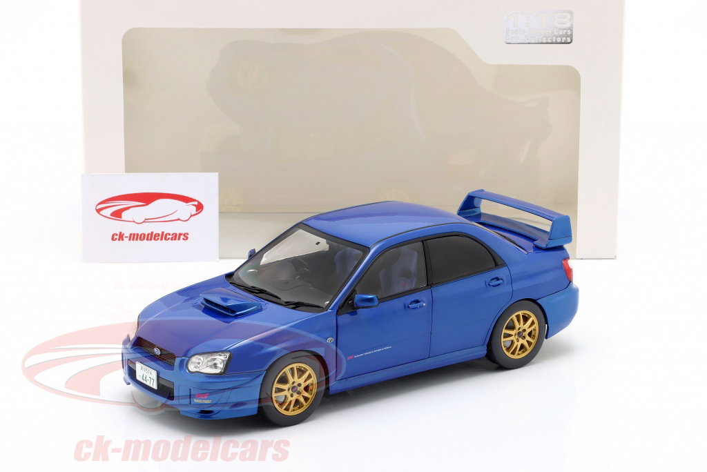 Solido 1:18 Subaru Impreza WRX STI 建設年 2003 sonic 青 S1812301