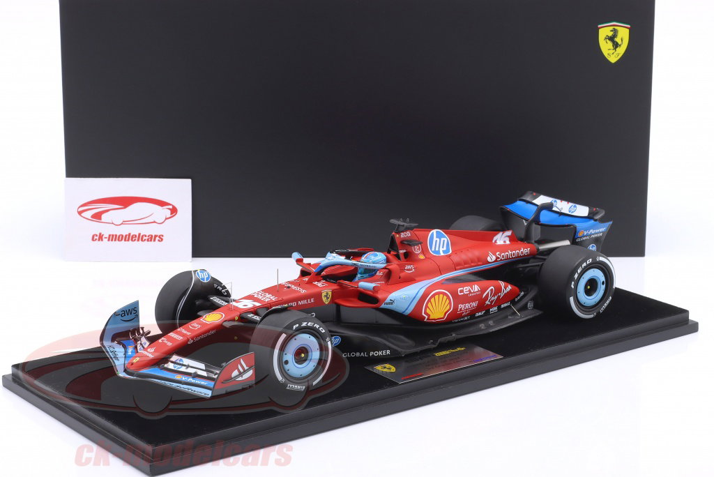 LookSmart 1:18 Charles Leclerc Ferrari SF-24 #16 3rd Miami GP