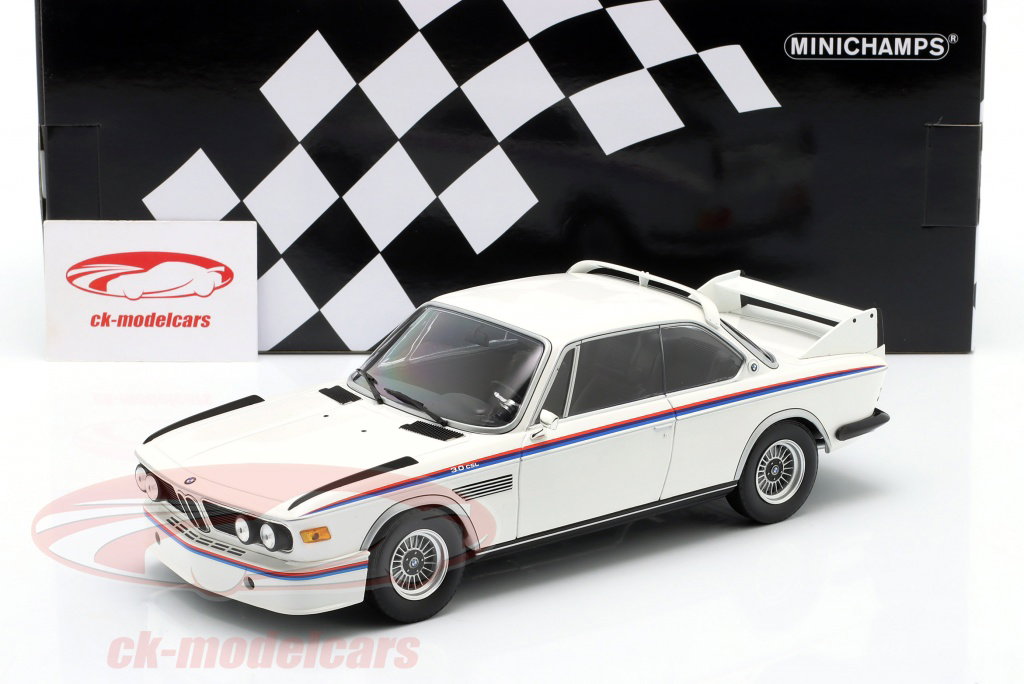 Minichamps 1:18 BMW 3.0 CSL (E9) year 1973 white 155028136 model