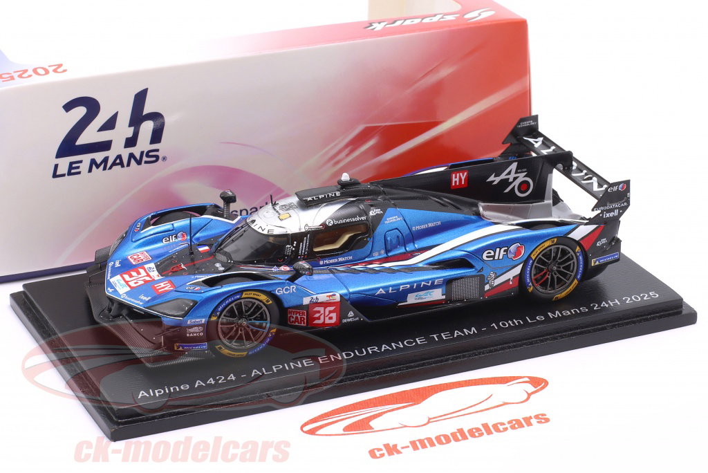 Spark 1:43 Alpine A424 #36 10日 24h LeMans 2025 Alpine Endurance