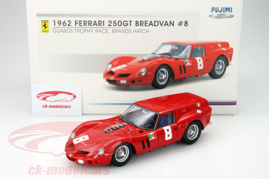 Fujimi 1:18 Ferrari 250 GT Breadvan #8 Brands Hatch Class Winner