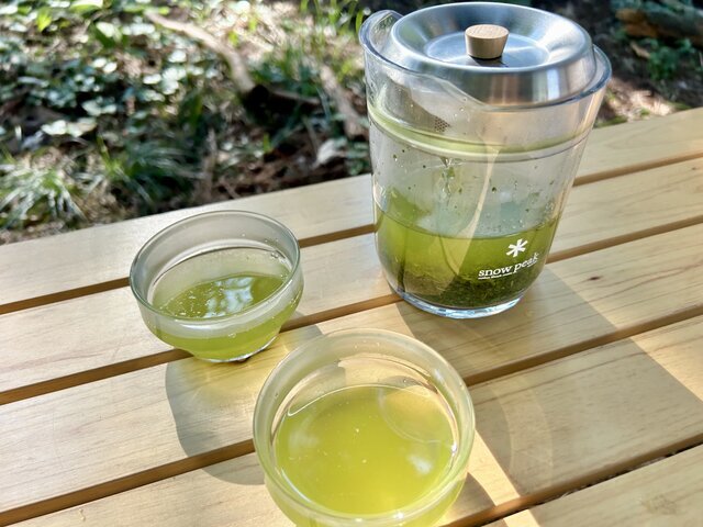 使ってみた】スノーピーク「サヨウ」で淹れたてのお茶を楽しむ
