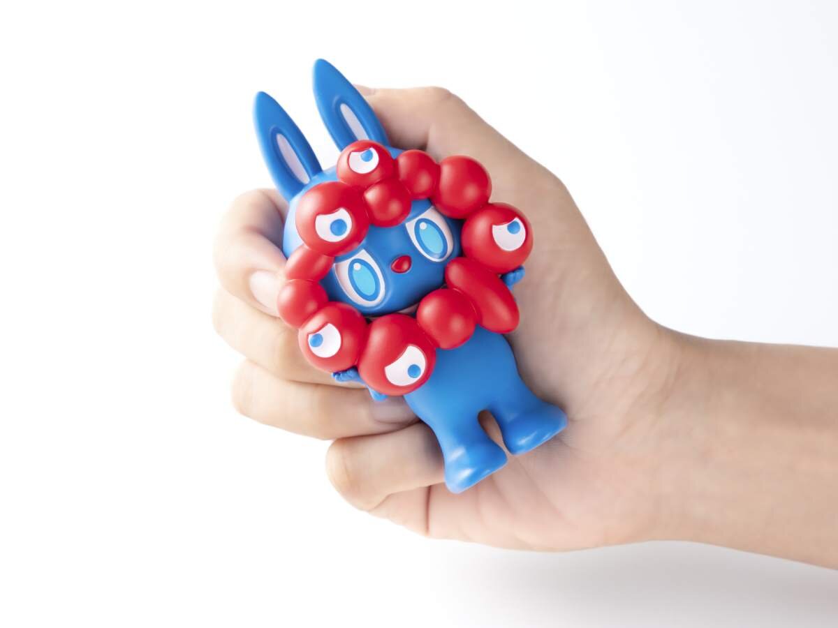 ミャクミャクティッシュケースジェラートピケ 正規品)ミャクミャク