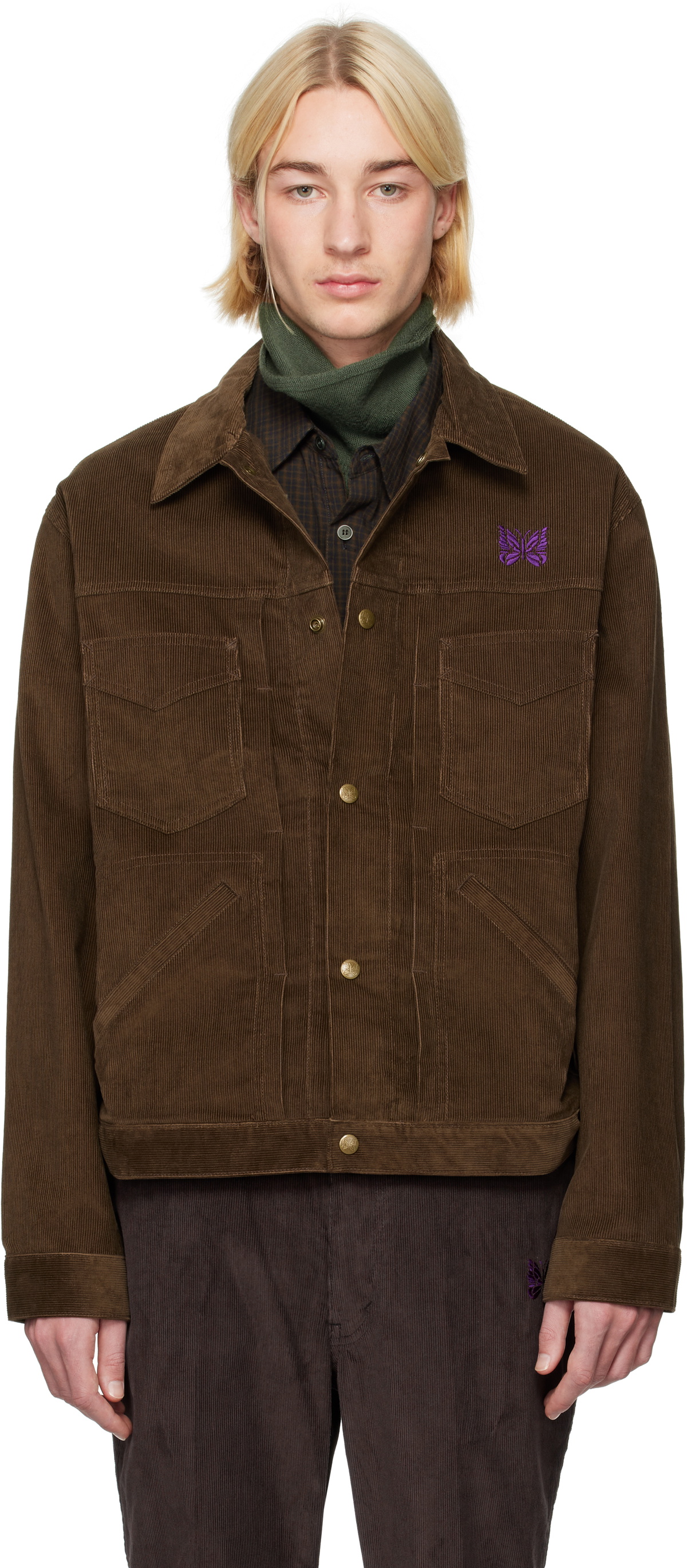 NEEDLES Brown Penny Jean Jacket Needles