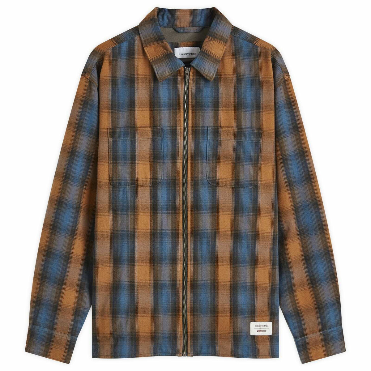 thisisneverthat Men's x Gore-Tex Windstopper Shaggy Check Shirt in