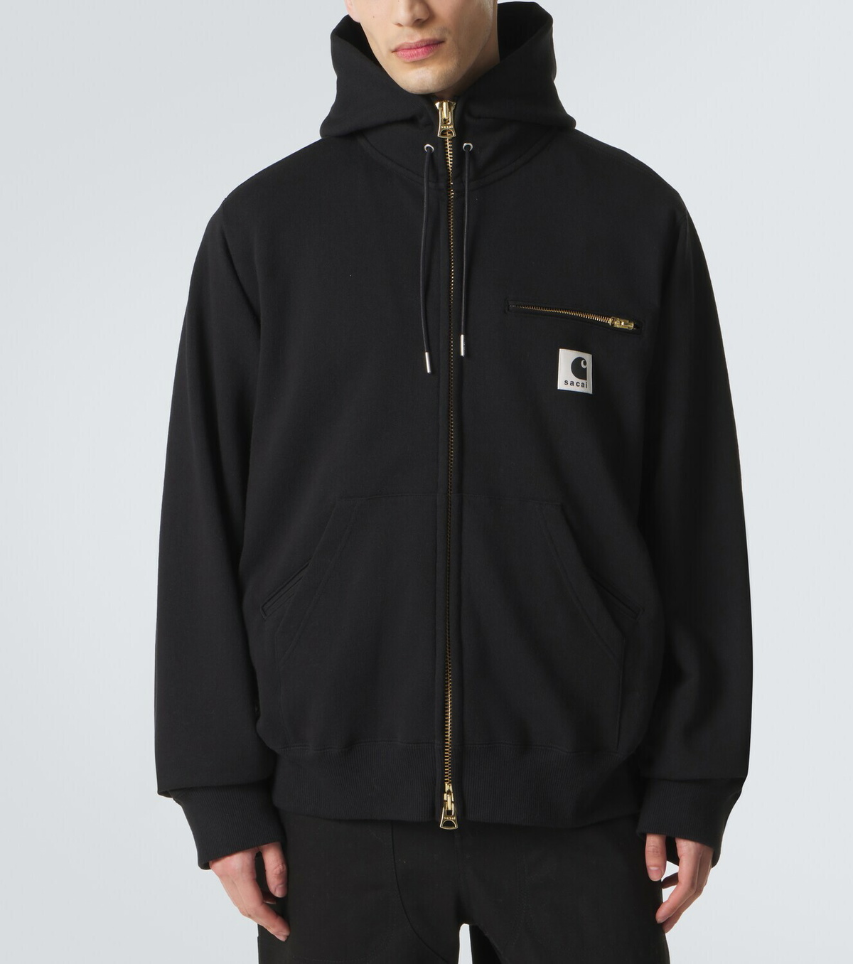 Sacai x Carhartt cotton jersey hoodie Sacai