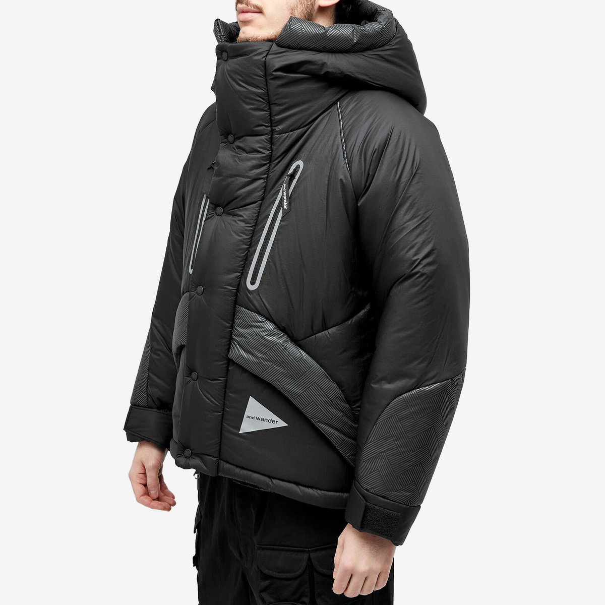 And Wander Men's Primaloft Ripstop Jacket in Black and Wander