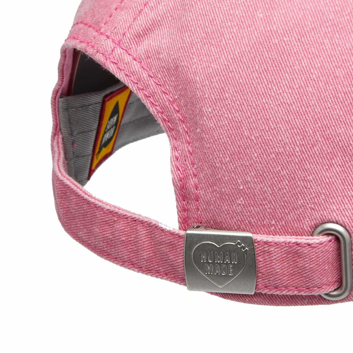 Human Made Men's 6 Panel Garment Dyed Cap in Pink Human Made