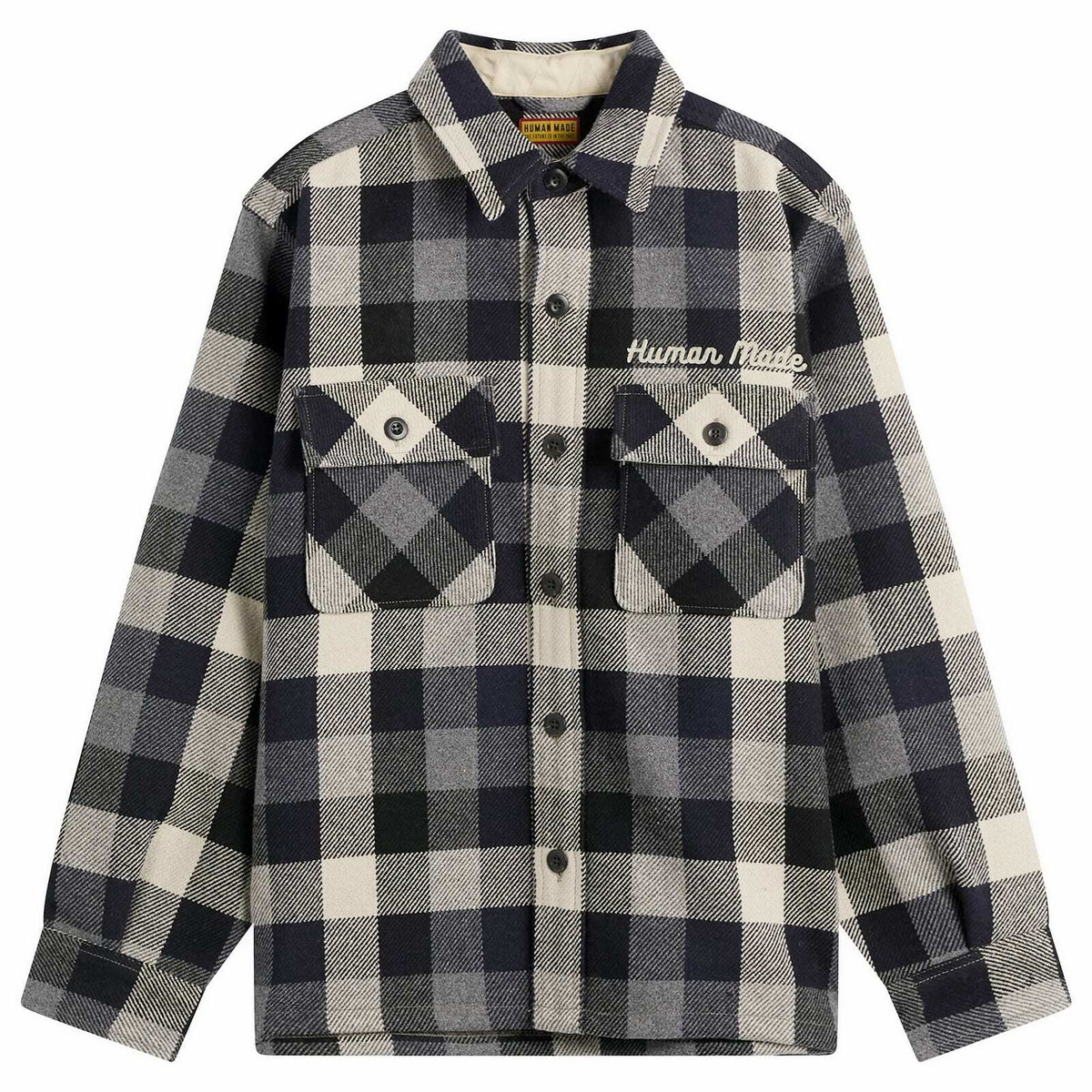 Human Made Men's Crazy Check Flannel Shirt in Red Human Made