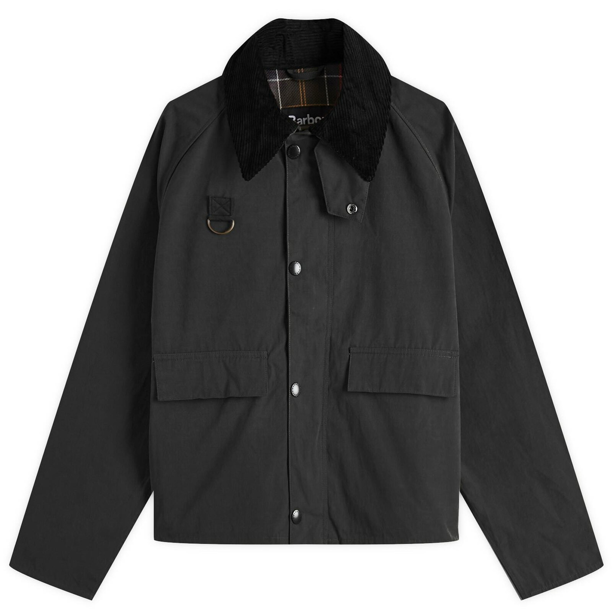 Barbour Men's OS Spey Casual Jacket in Black Barbour