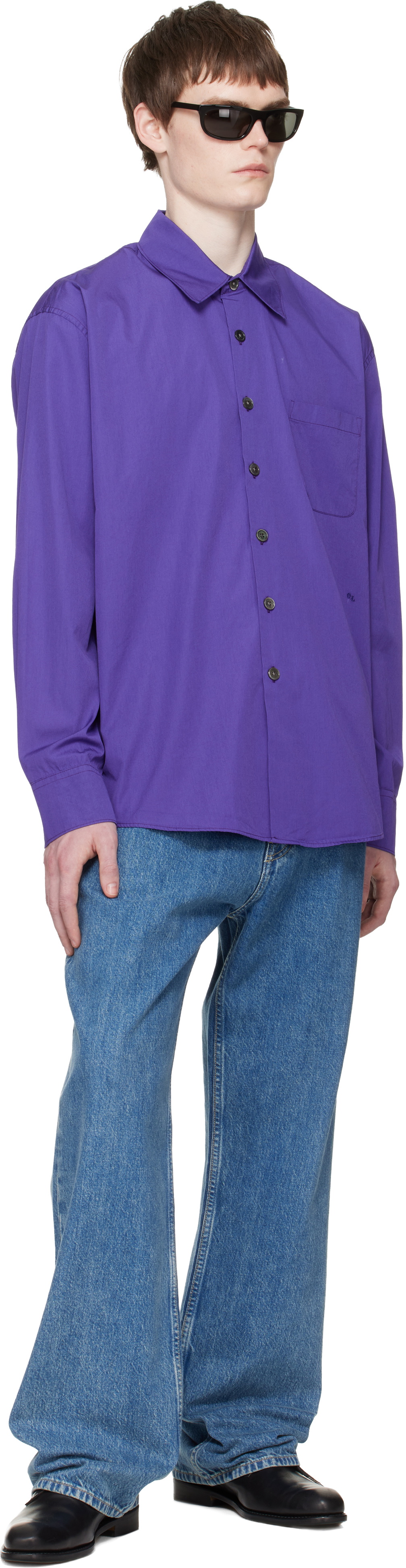 OUR LEGACY Purple Above Shirt Our Legacy