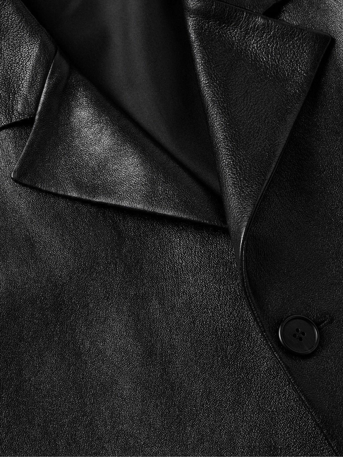 The Row - Brodie Leather Jacket - Black The Row