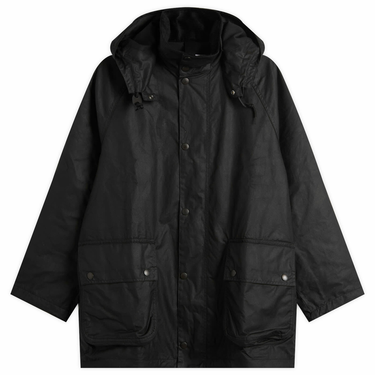 Barbour Men's x Margaret Howell Stand Collar Wax Parka Jacket in