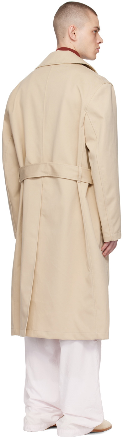 LEMAIRE Beige Military Trench Coat Lemaire