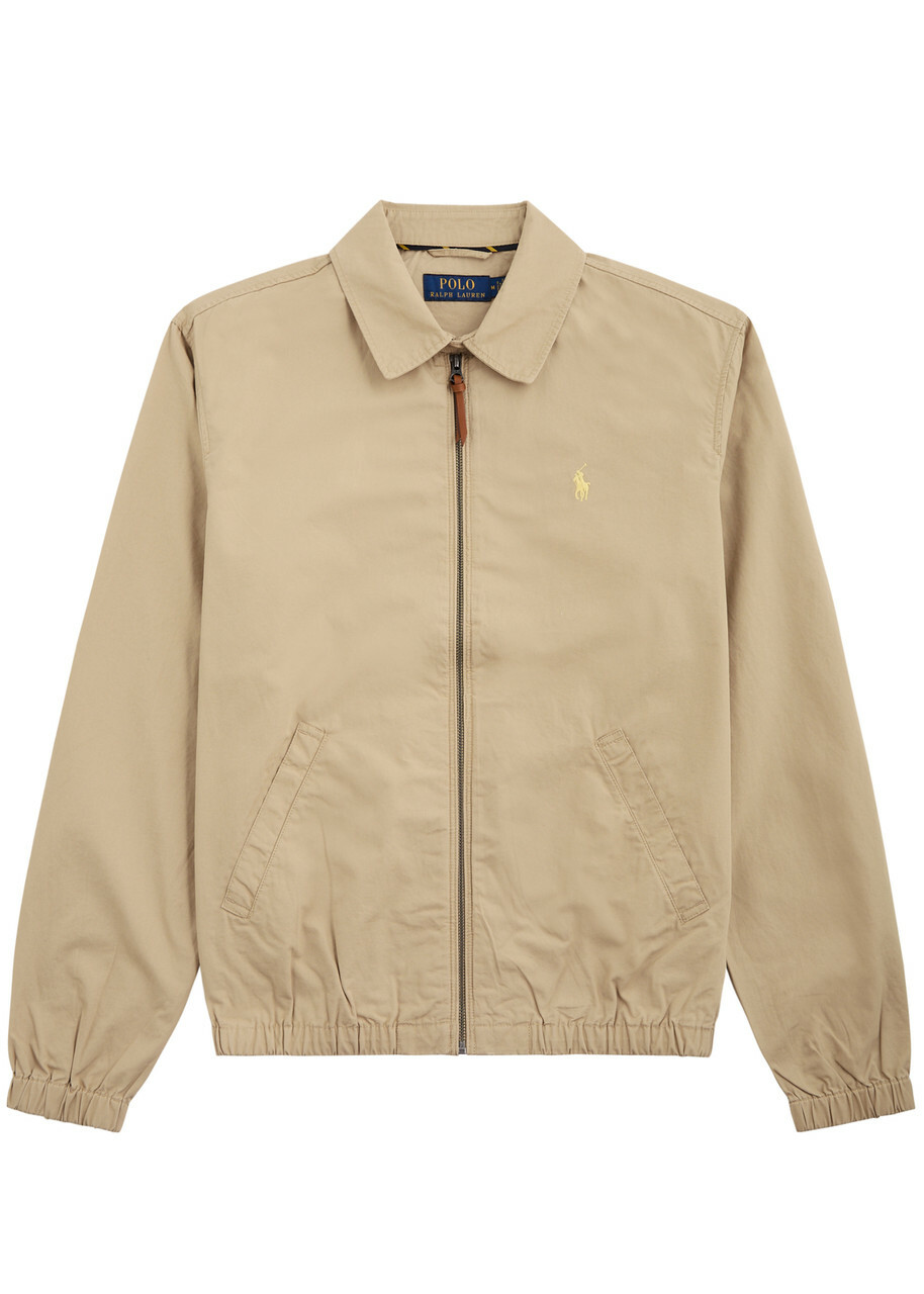 Polo Ralph Lauren Bayport Cotton-poplin Jacket Cream Polo Ralph Lauren