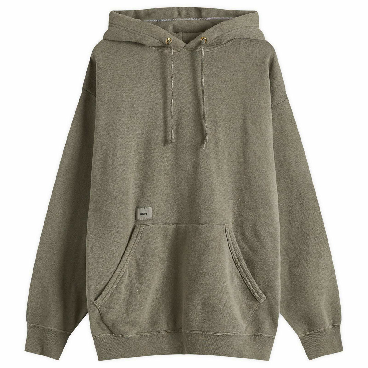 WTAPS Men's 17 Garment Dyed Hoodie in Olive Drab WTAPS