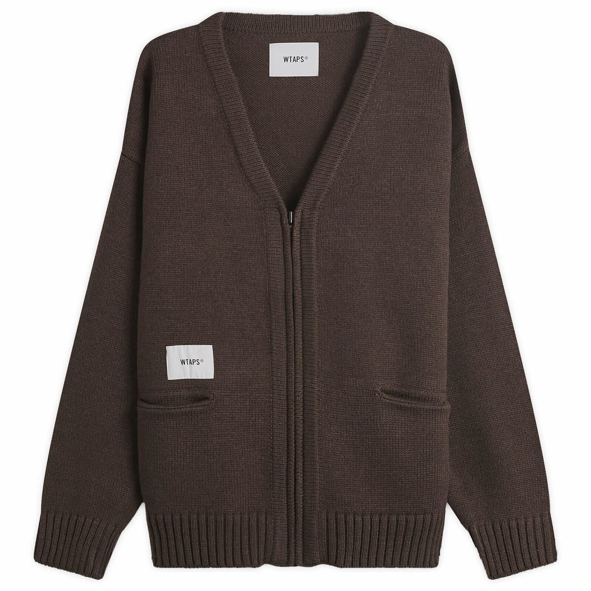 WTAPS - Palmer Knitted Zip-Up Cardigan - Black WTAPS