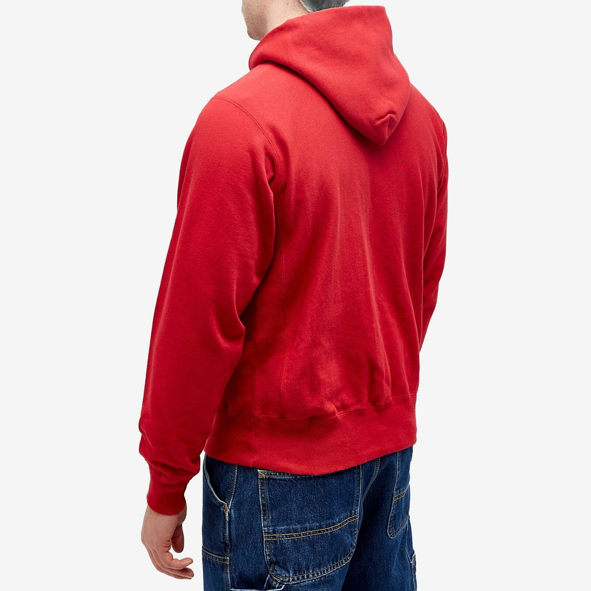 Human Made Men's Heart Logo Hoodie in Red Human Made