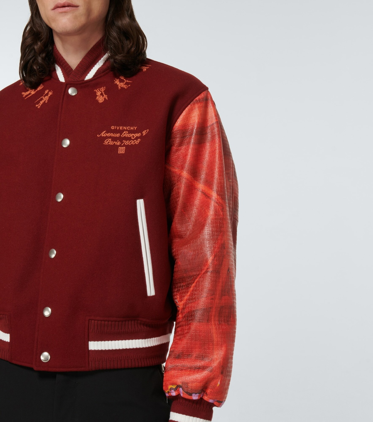 Givenchy - Wool-blend varsity jacket Givenchy