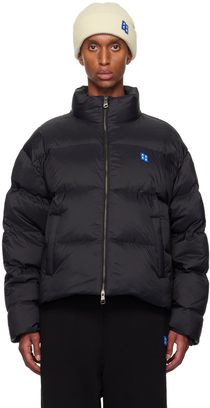 ADER error Black TRS Tag 01 Puffer Down Jacket ADER error