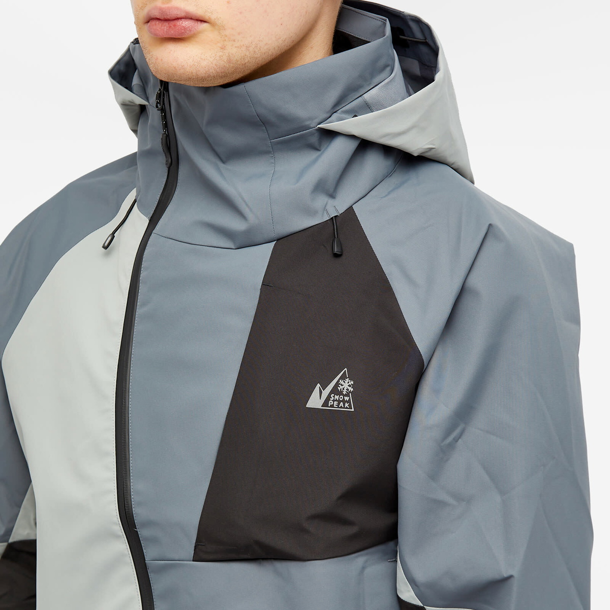 Snow Peak Men's x Mountain of Moods 3L Graphen Jacket in Grey Snow