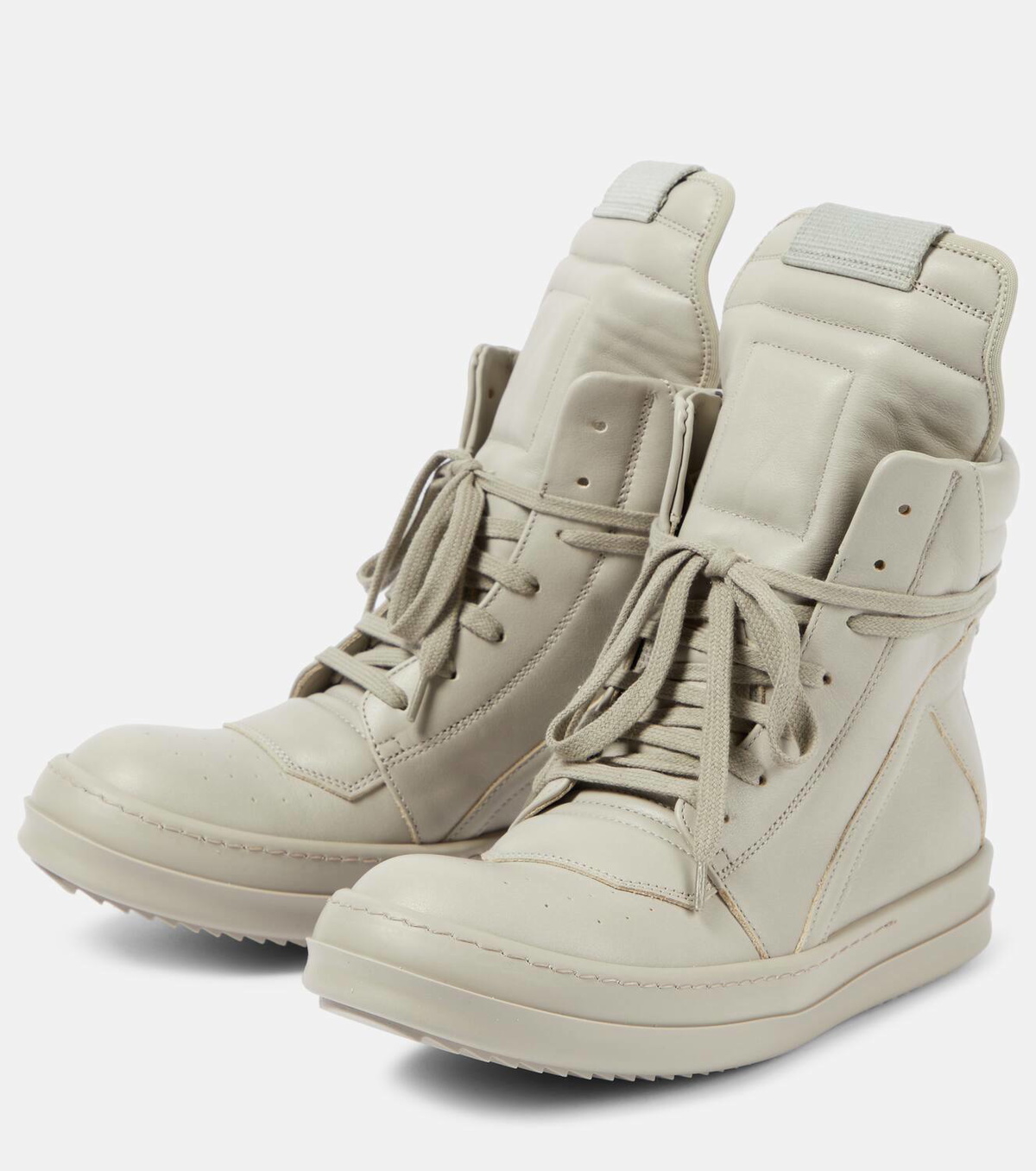Rick Owens Geobasket leather high-top sneakers Rick Owens