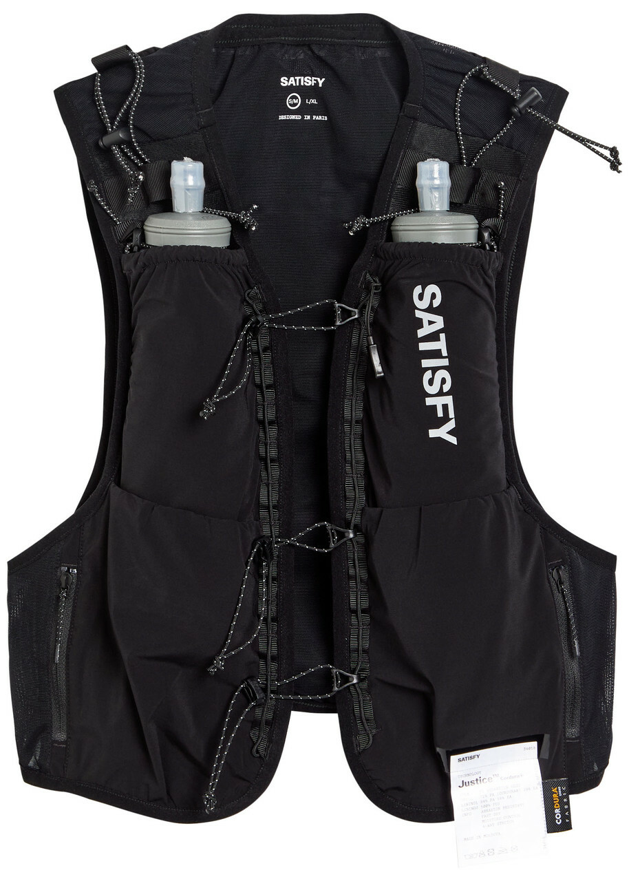 Satisfy Men's Justice™ Cordura® Hydration Vest in Black Satisfy