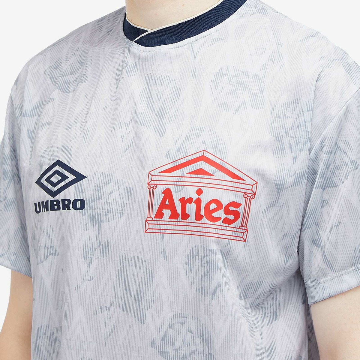 Aries Men's x Umbro Centenary Jersey in White ARIES
