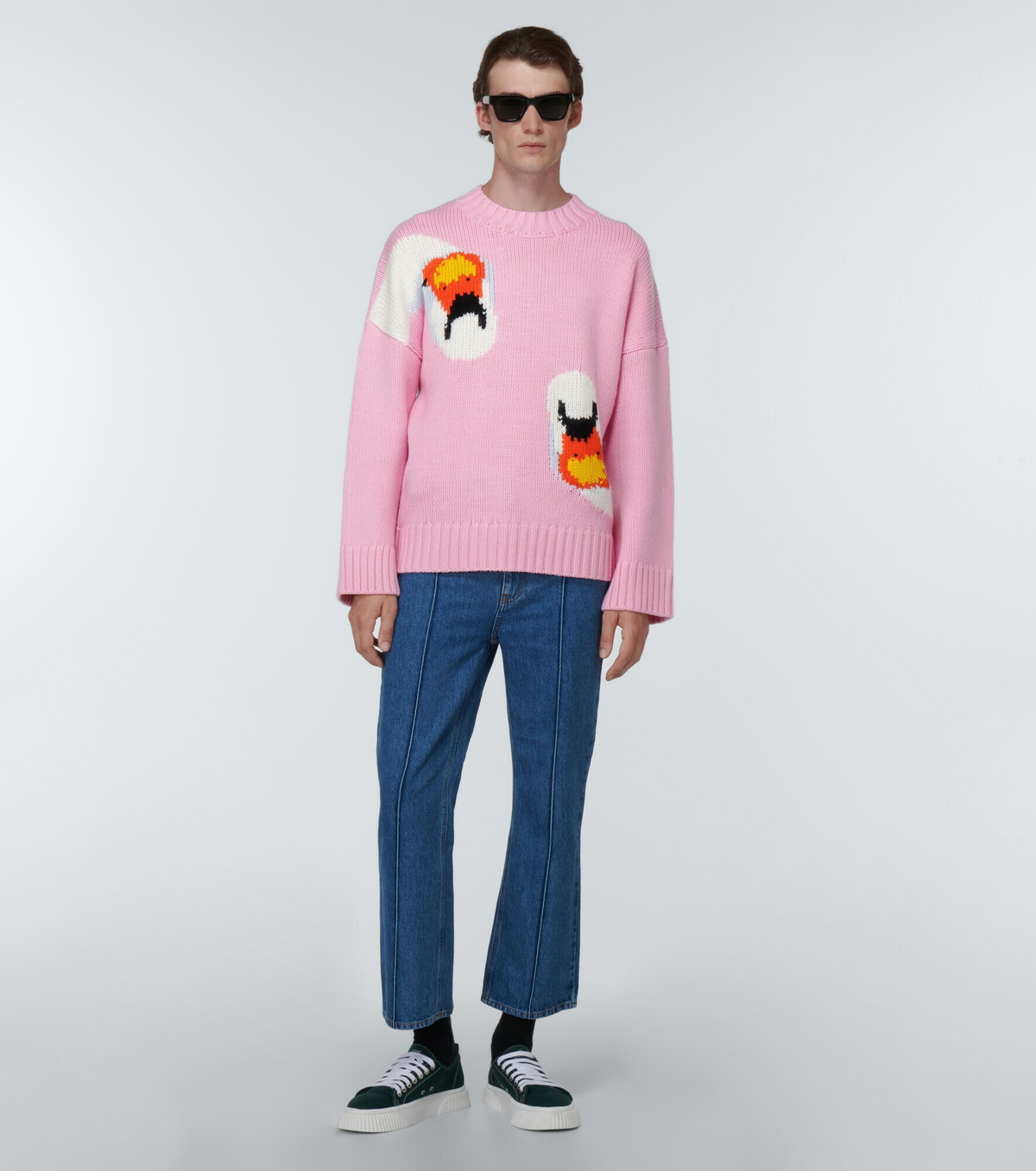 JW Anderson - Intarsia wool sweater JW Anderson