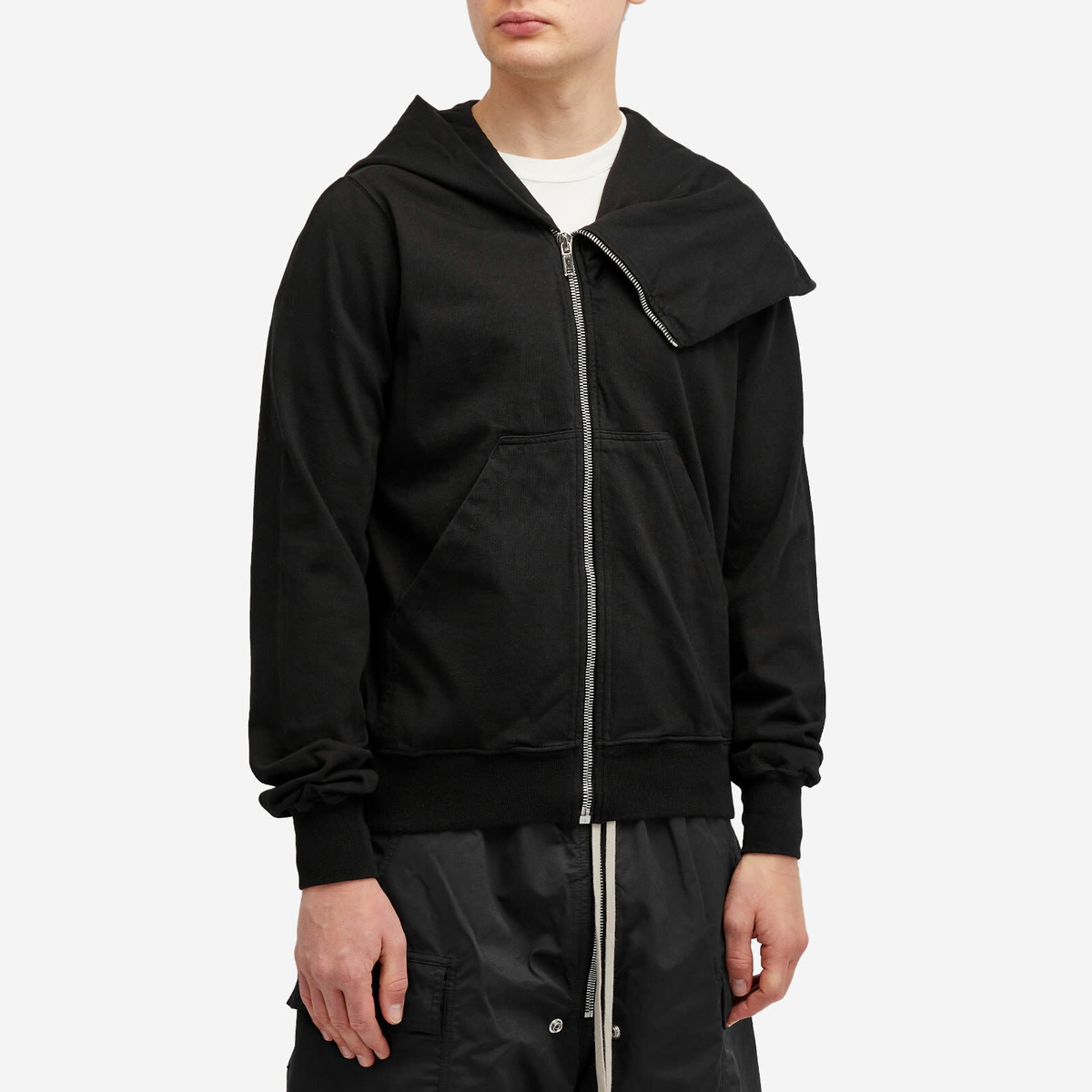 Rick Owens DRKSHDW Men's Mountain Hoodie in Black Rick Owens Drkshdw