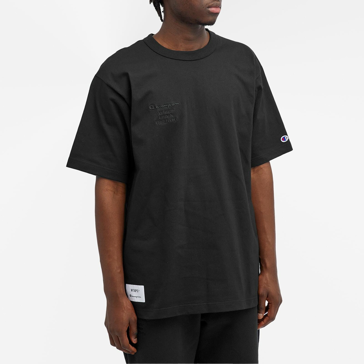 Champion Men's x WTAPS T-Shirt in Black Champion