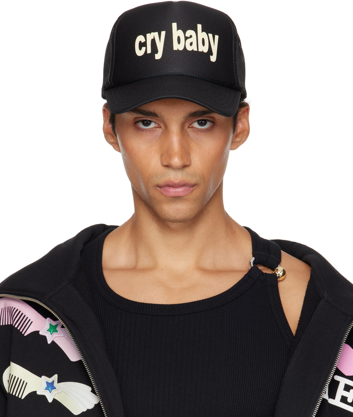 Ashley Williams Black 'cry baby' Trucker Cap Ashley Williams