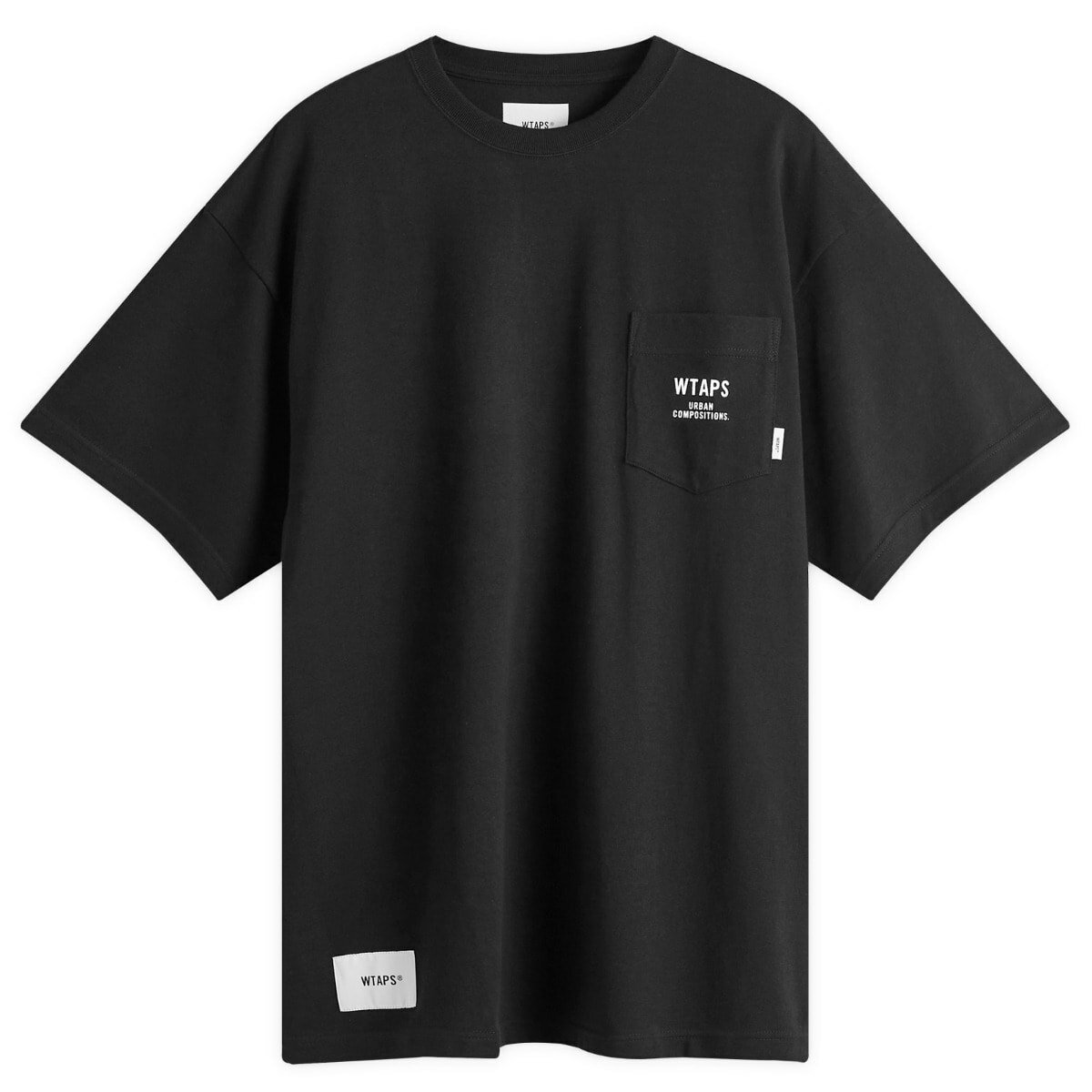 WTAPS Men's 23 Print Pocket T-Shirt in Black WTAPS