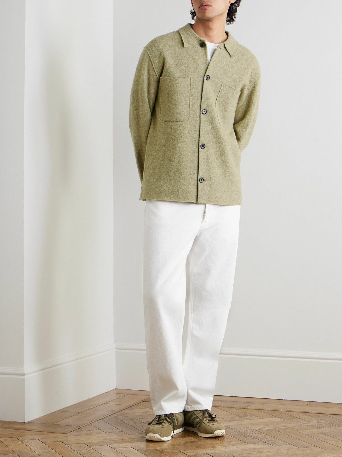 NN07 - Jonas 6398 Merino Wool Overshirt - Green NN07