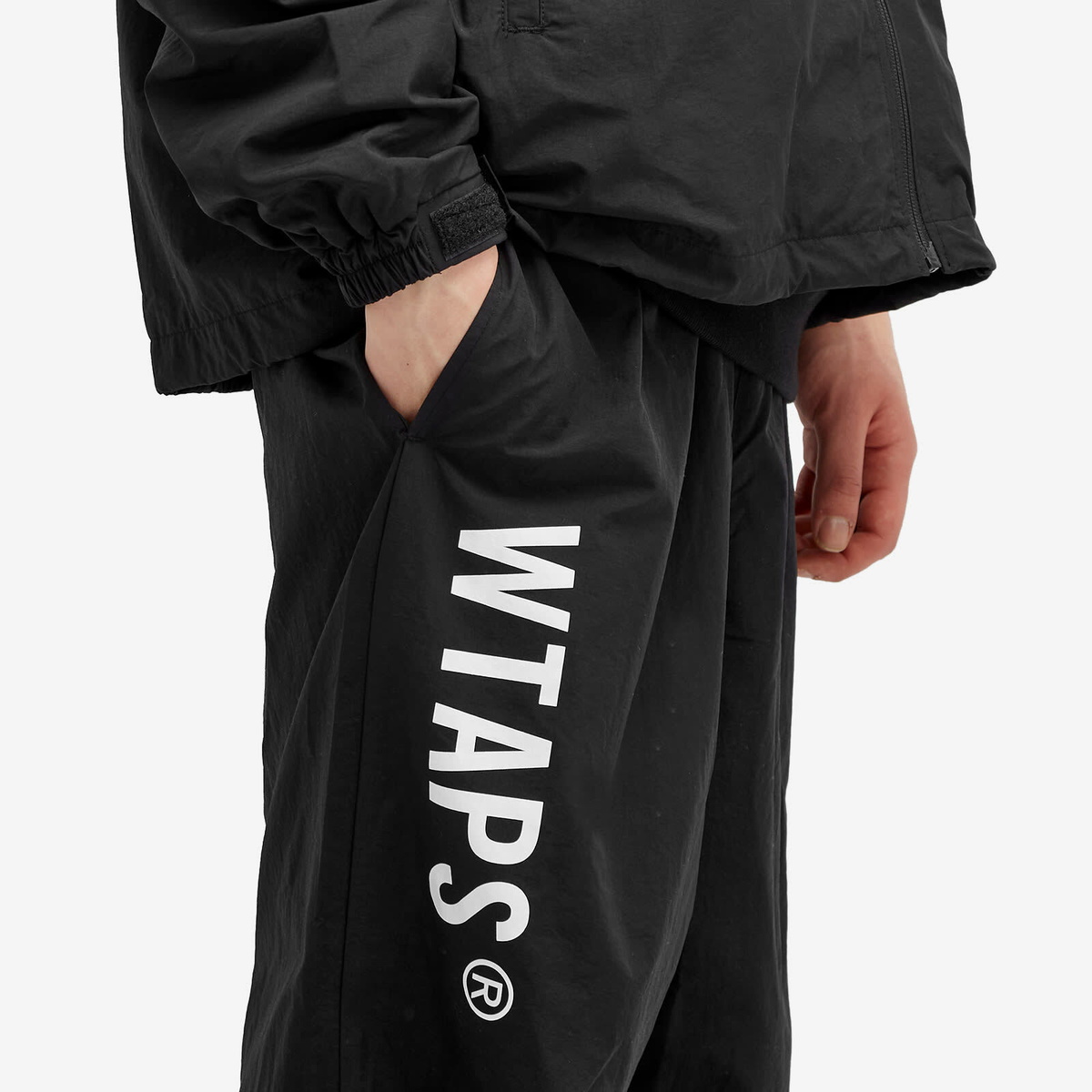 WTAPS Men's 01 Track Pant in Black WTAPS