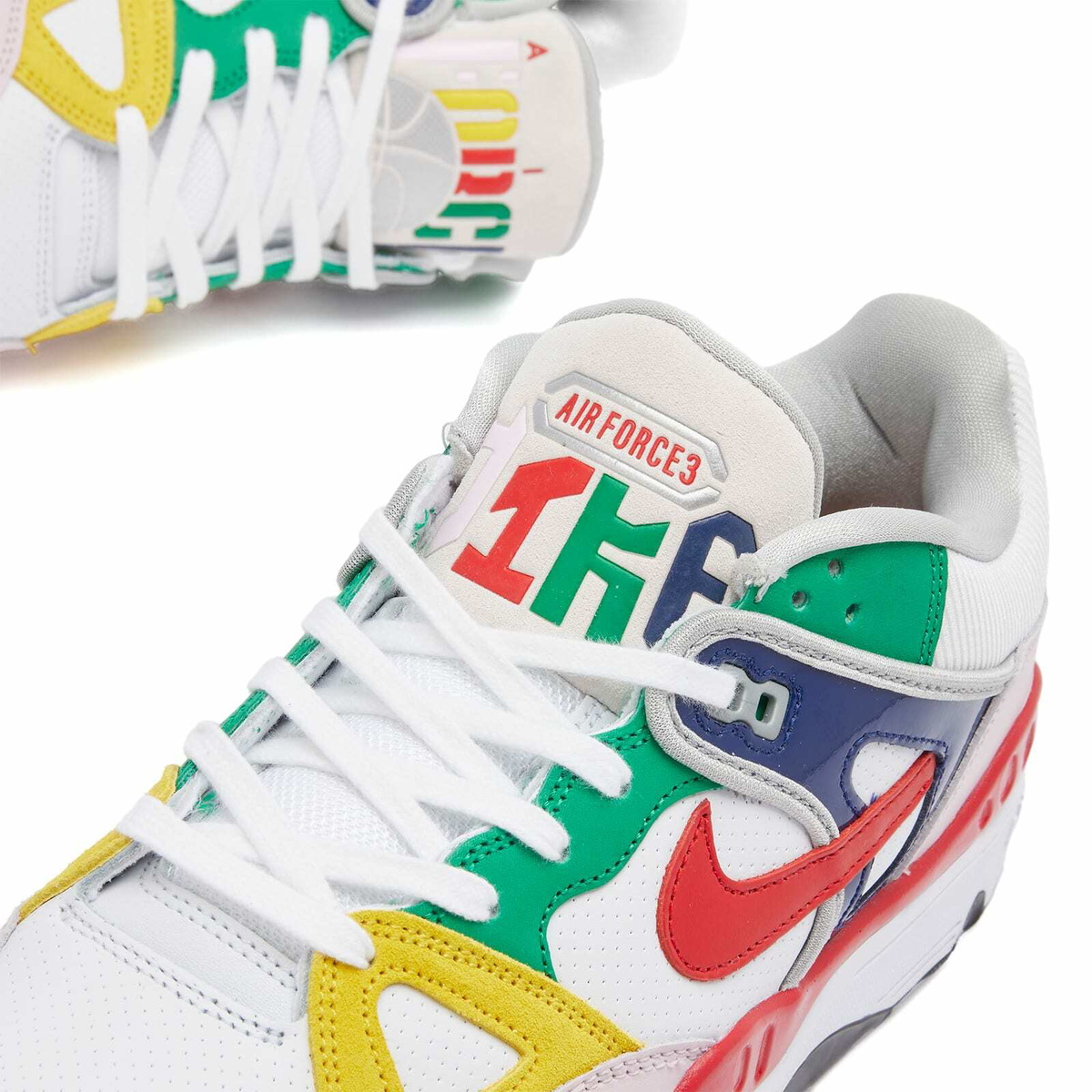 Nike x NIGO Air Force 3 Low SP in White/Red/Tour Yellow Nike
