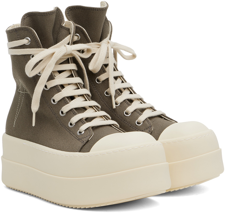 Rick Owens DRKSHDW Gray Porterville Double Bumper Sneaks Sneakers